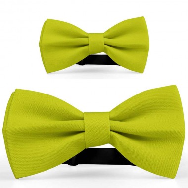 Set papioane tata fiu galben-mustar, uni